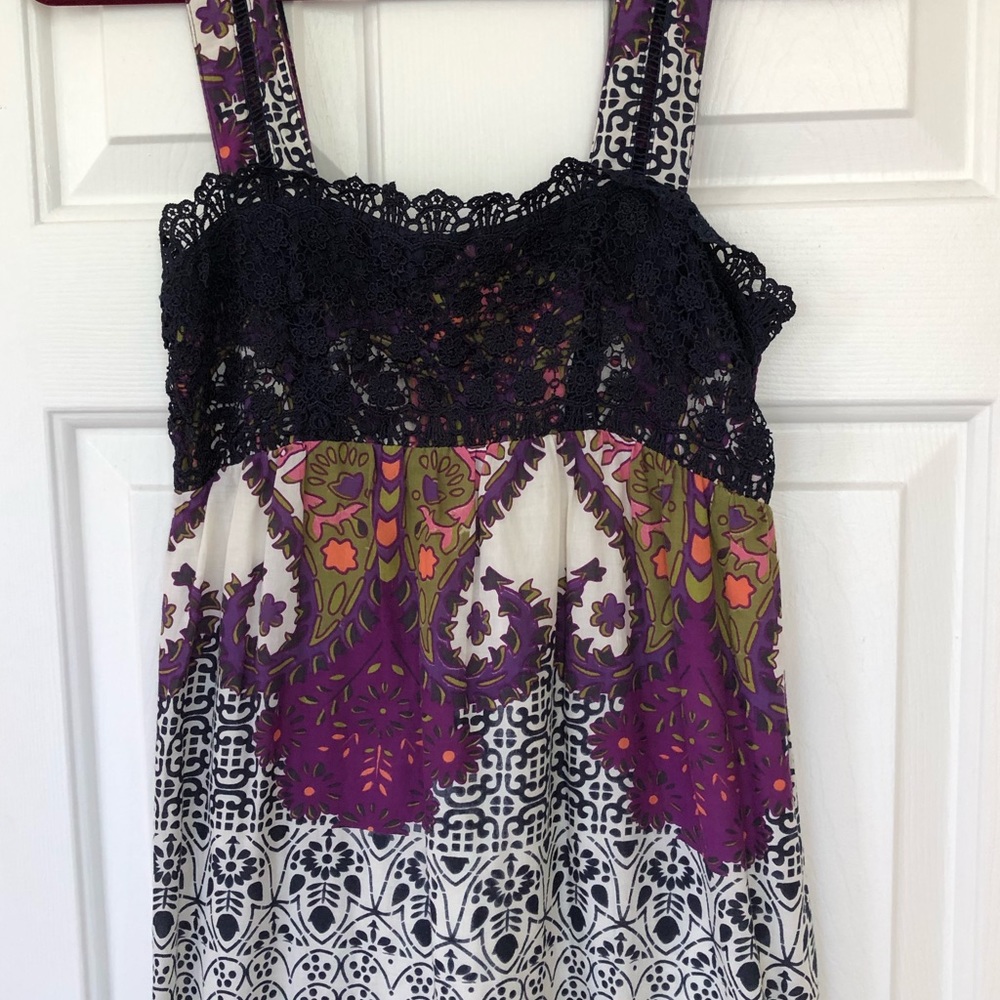 Anthropologie Hazel maxi embroidered dress